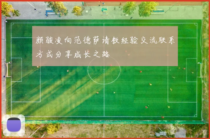 颜骏凌向范德萨请教经验交流联系方式分享成长之路